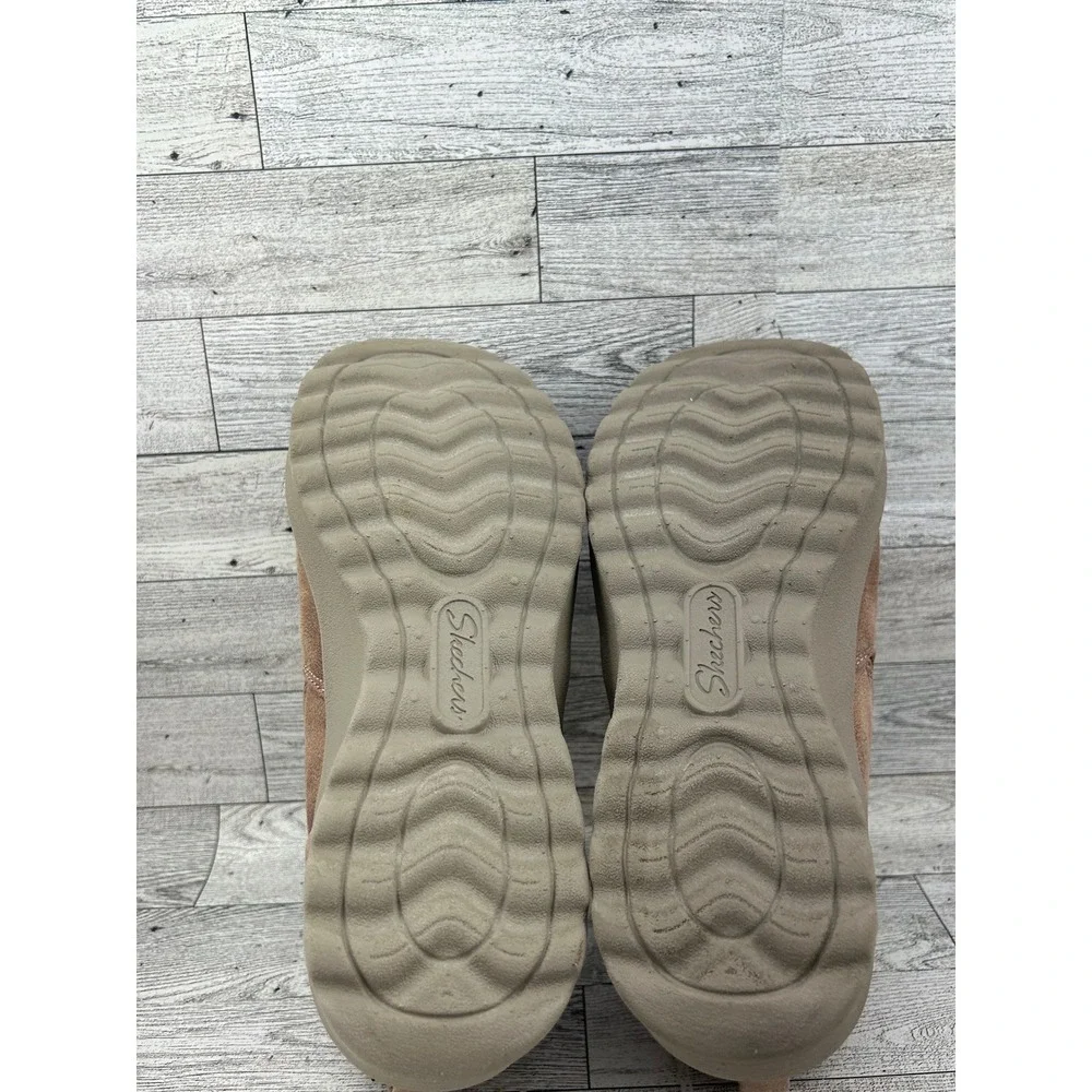 Skechers Relaxed Fit‎ Mushroom Brown Ankle Boots 158952 Women Size 8 Memory Foam